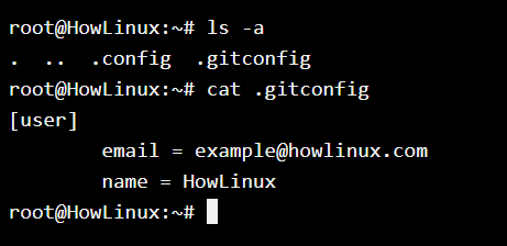 Gitconfig File