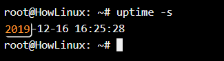 Uptime Since