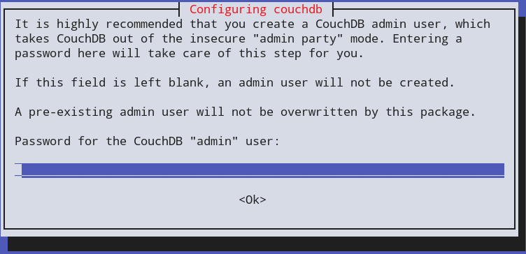 Couchdb Ubuntu Admin