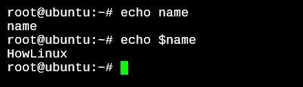 Echo Variables in Shell Scripts