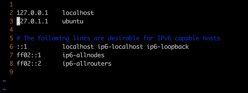 Ubuntu Old Host Config File