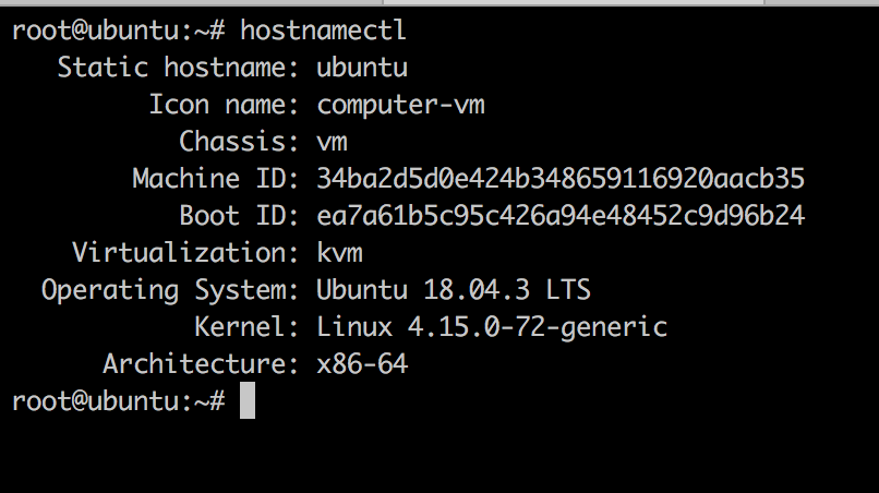 Ubuntu View Hostname