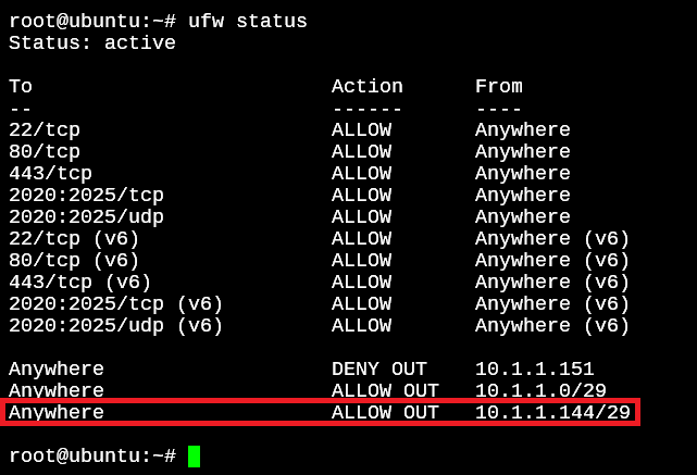 Ufw Allow Subnet Range Of Ip Addresses