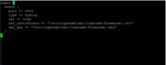 Add Logstash To Configuration File
