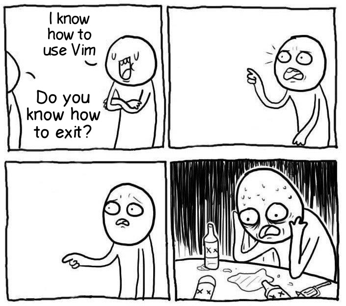 Exit Vim Meme
