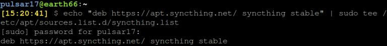 syncthing install