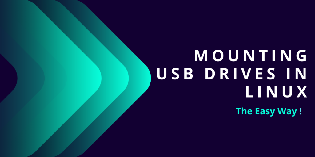 Mounting USB Drives In Linux