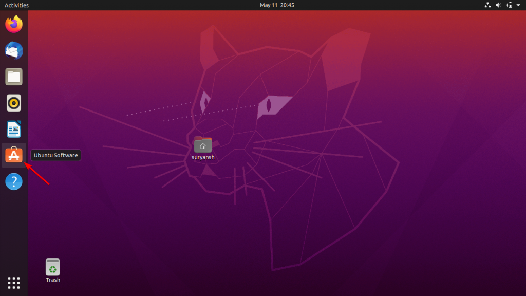 Launch Ubuntu Software Store