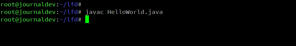 Compiling Java Program command-line Java