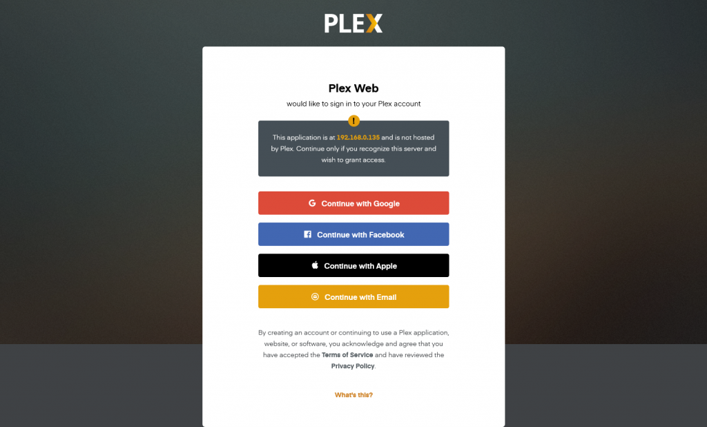 Create A Plex Account Or Signin With Your Existing Account