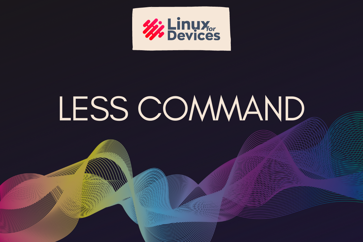 Less Linux. Command less