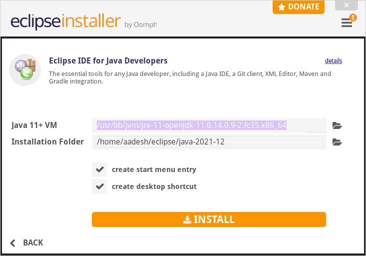 Select Java Version And Install