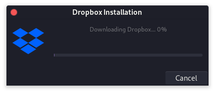 Dropbox Will Be Downloaded And Installed Now