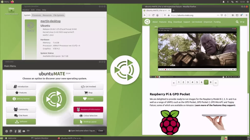 Ubuntu MATE On Raspberry Pi