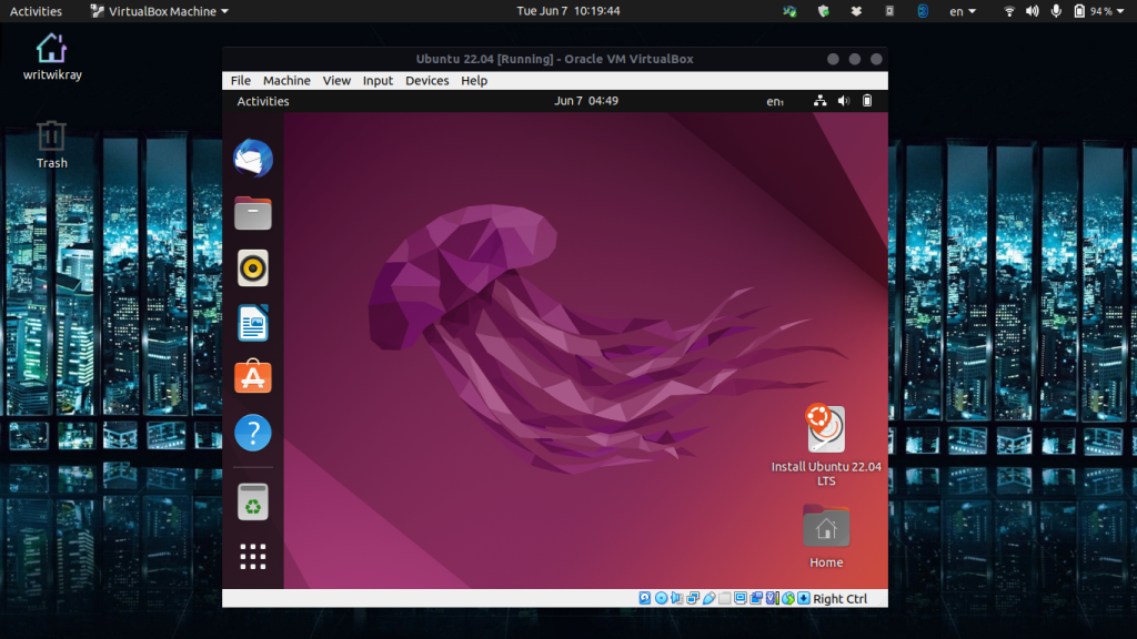 Enjoy Ubuntu 22.04