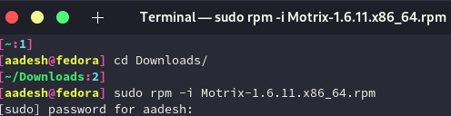 Installing Motrix On Fedora