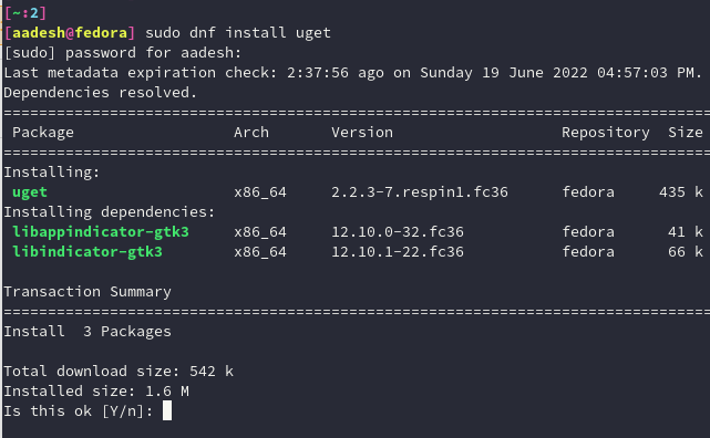 Installing UGet Download Manager On Fedora