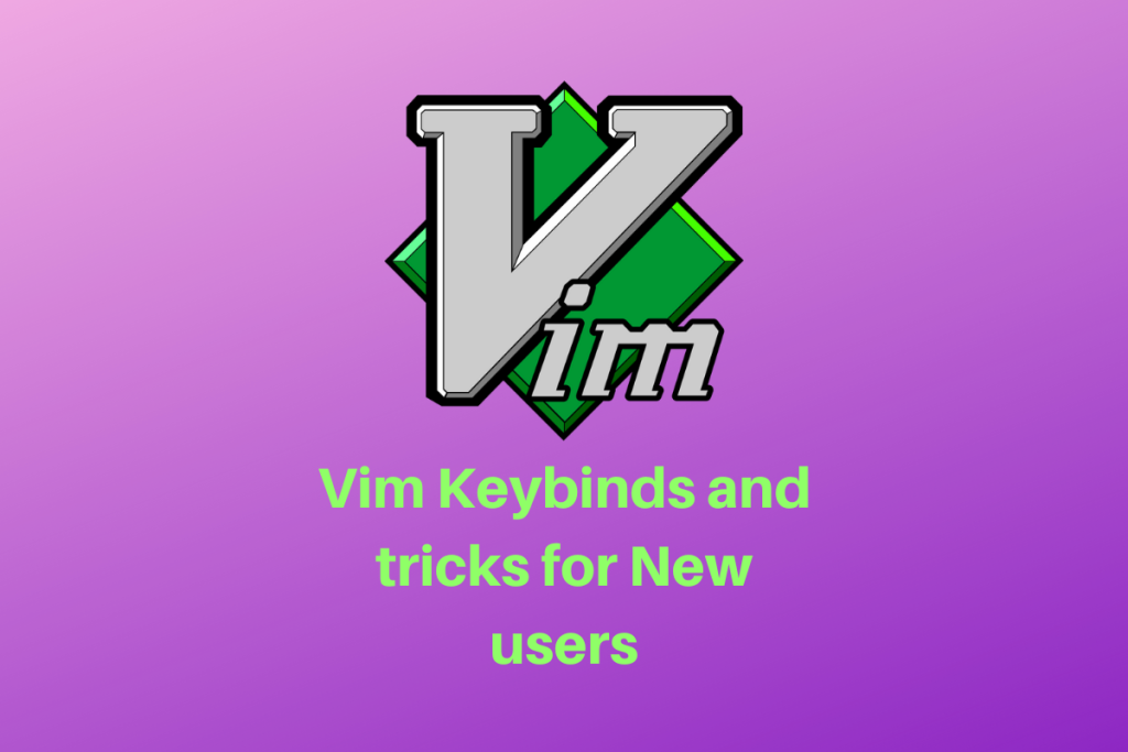 Vim Keybinds And Tricks For New Users