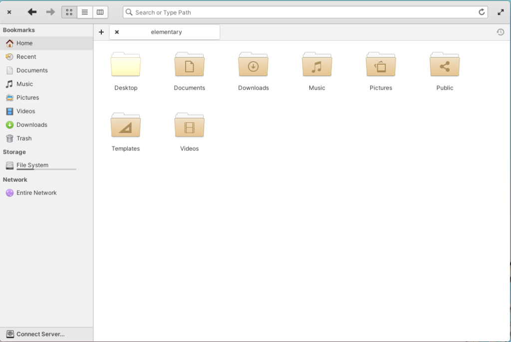 Elementary File Browser