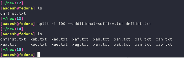 Splitting The Text File By Lines