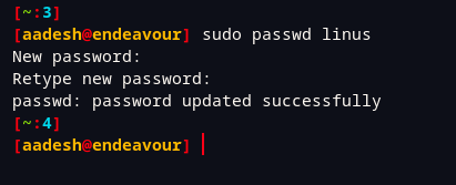Create A New Password For The User