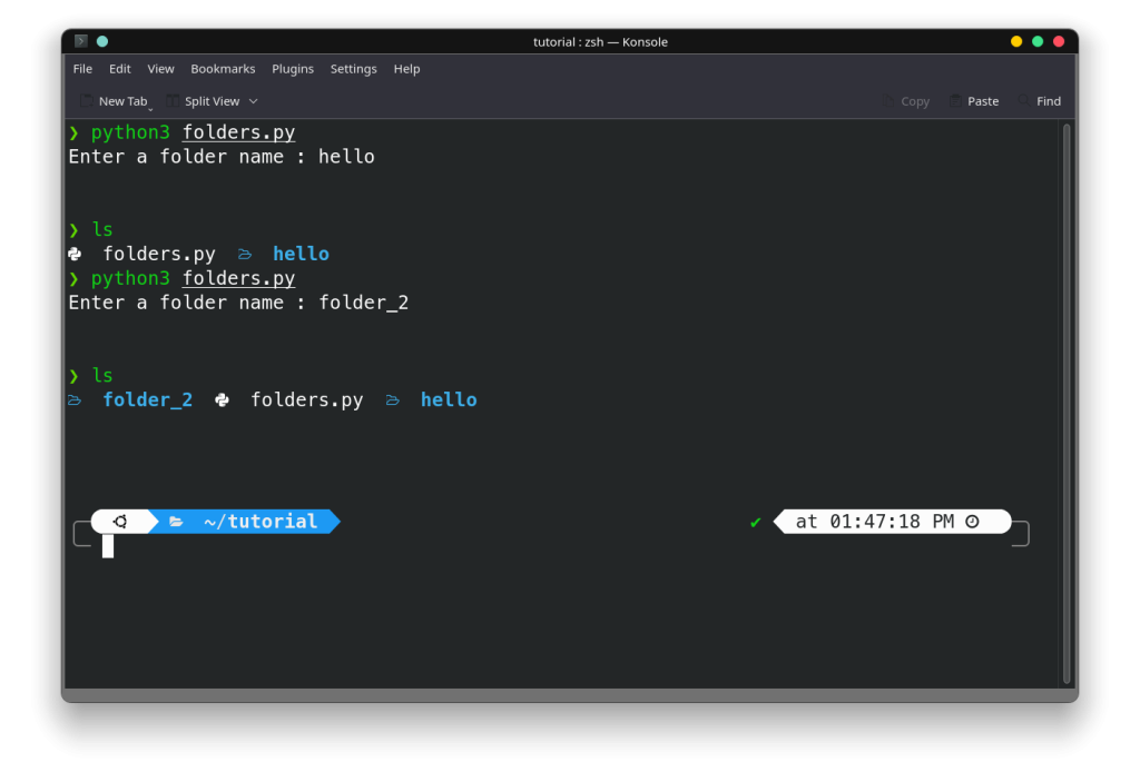 Create Folders Using Python