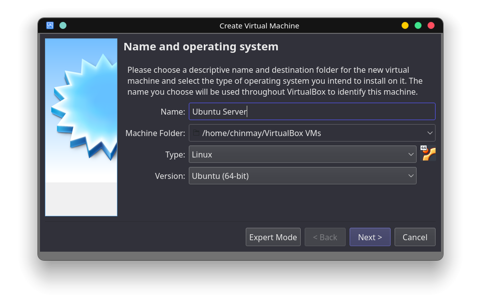 Virtual Box Ubuntu Server