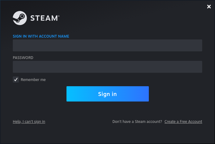 Log Into Your STeam Account