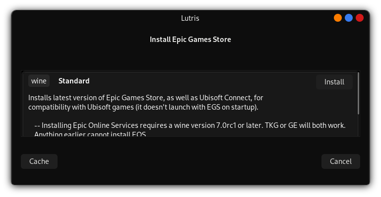 Install Epic Games Store on Linux Using Lutris