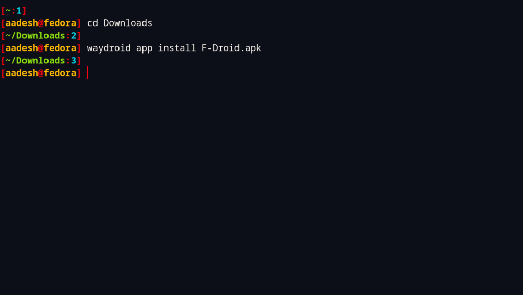 Installing An Application On Waydroid