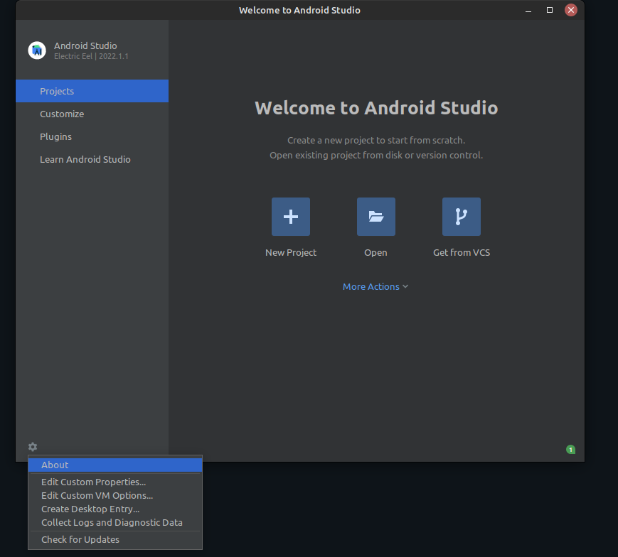 Upgrading Android Studio