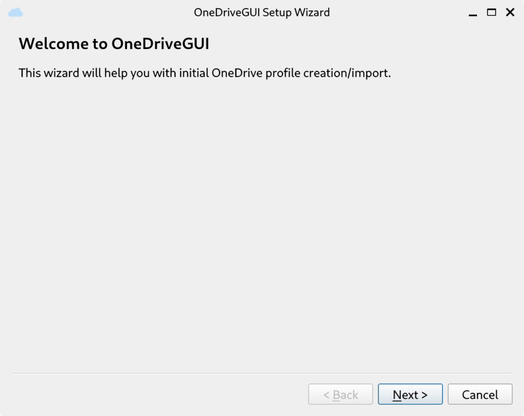 OneDriveGUI Client Is Now Installed On Your System