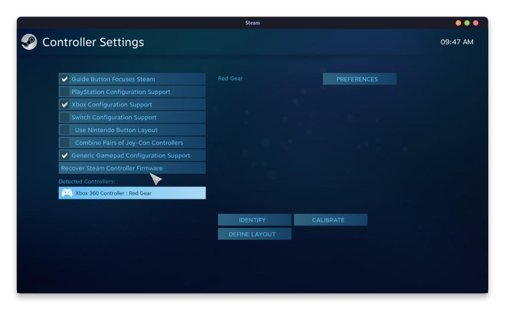 You Can Also Customize Various Settings For Your Game Pad