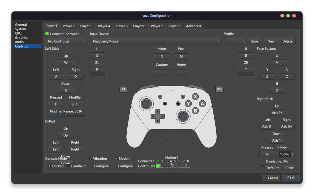 You Can Configure The Controller In The Settings