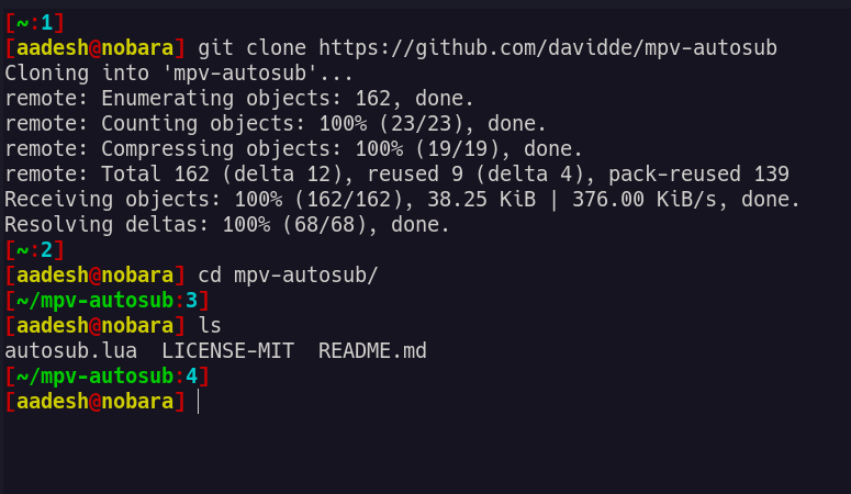 Cloning The Project Using The Git Command
