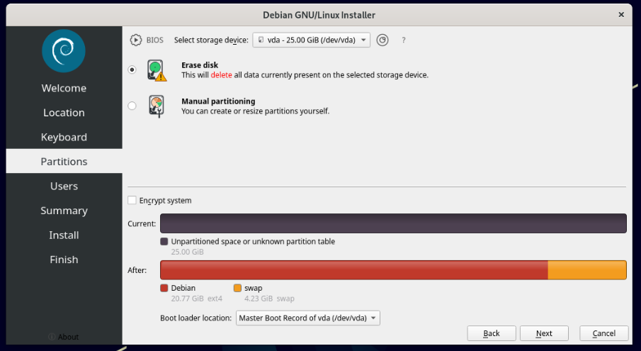 Creating A Fresh Install Of Debian 12