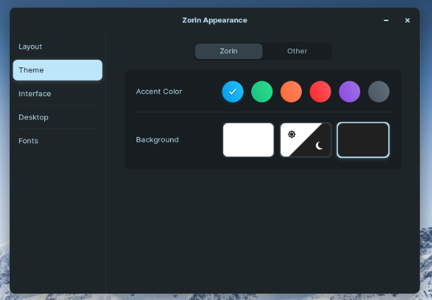 Different Colour Accent Makes The Desktop Even More Beautiful