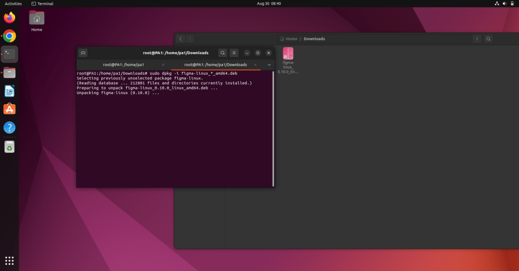 Fimga Linux Debian File Install