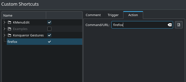 Finally Add A Command URL Which Will Run Upon Pressing The Shortcut