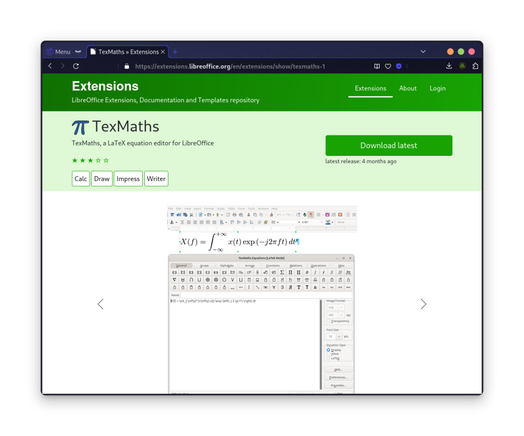 TexMaths Lets You Edit LaTeX Equations Within The Application
