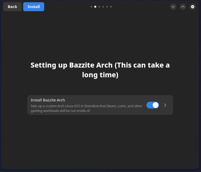 Bazzite Arch Lets You Install Steam And Lutris In A VM