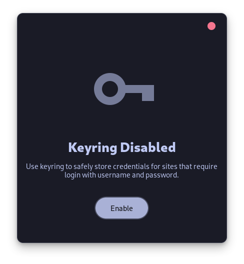 Keyring Allows You To Store Credentials So That Website Dont Throttle Your Downloads