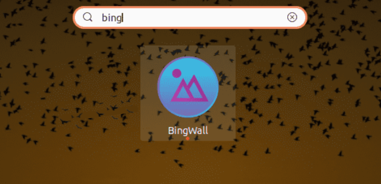 Accessing BingWall Application