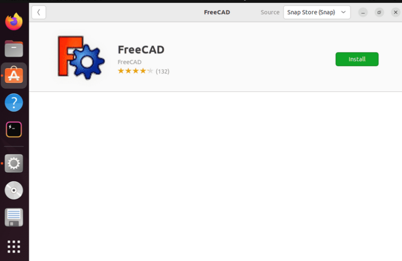 Installing FreeCAD Through GUI