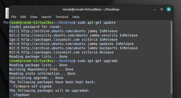 Updating And Upgrading The Repo