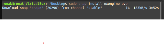 Installing From Snap Nxengine