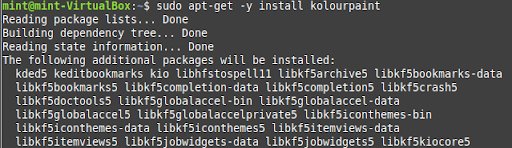 Install KolourPaint Using Apt Get